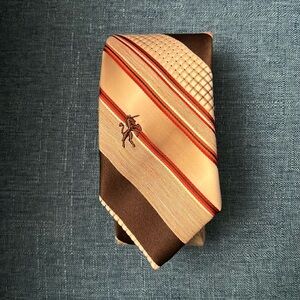 Bronzini Polyester Stripe Tie-54”